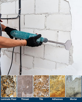 Firecore branding on SDS Plus chisel for professional use