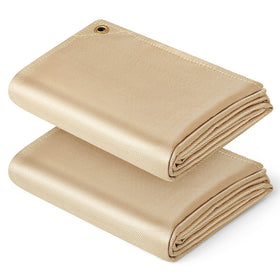 FireWESS heavy-duty welding blanket folded for easy storage and rapid setup.