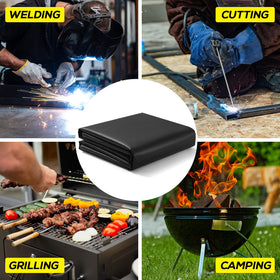 FIREWESS blanket folds compactly for easy transport and storage.