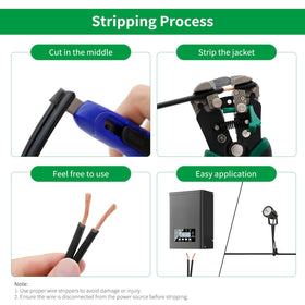 FIRMERST flexible 12 AWG 2C wire eases routing around obstacles.
