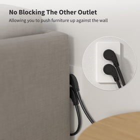 FIRMERST NEMA 5-15 compatible cord for common household outlets.