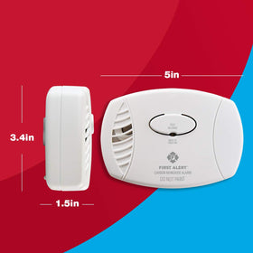 First Alert CO400 in-use on wall, ready to monitor levels