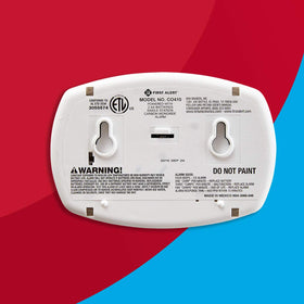 First Alert CO410 wall mount option for convenient installation.