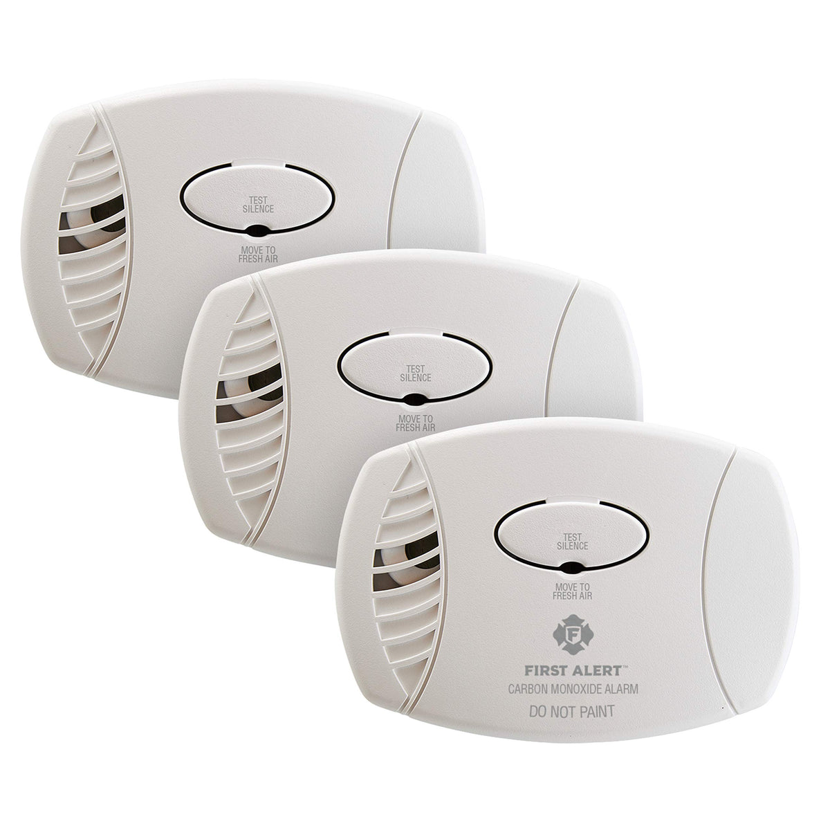 First Alert CO600 plug-in detector in outlet for instant CO awareness