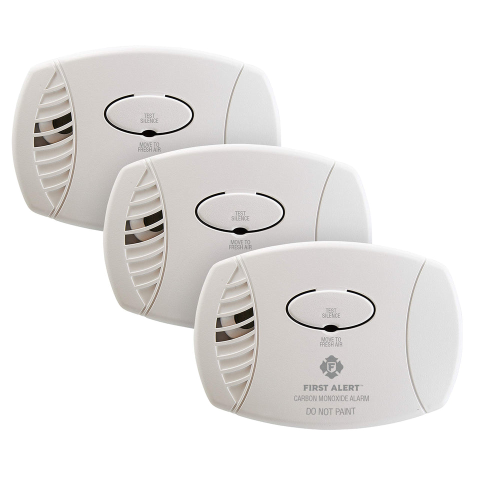 First Alert CO600 plug-in detector in outlet for instant CO awareness