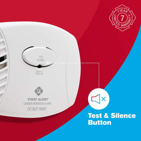 First Alert CO606 emits an 85 dB alarm when CO is detected