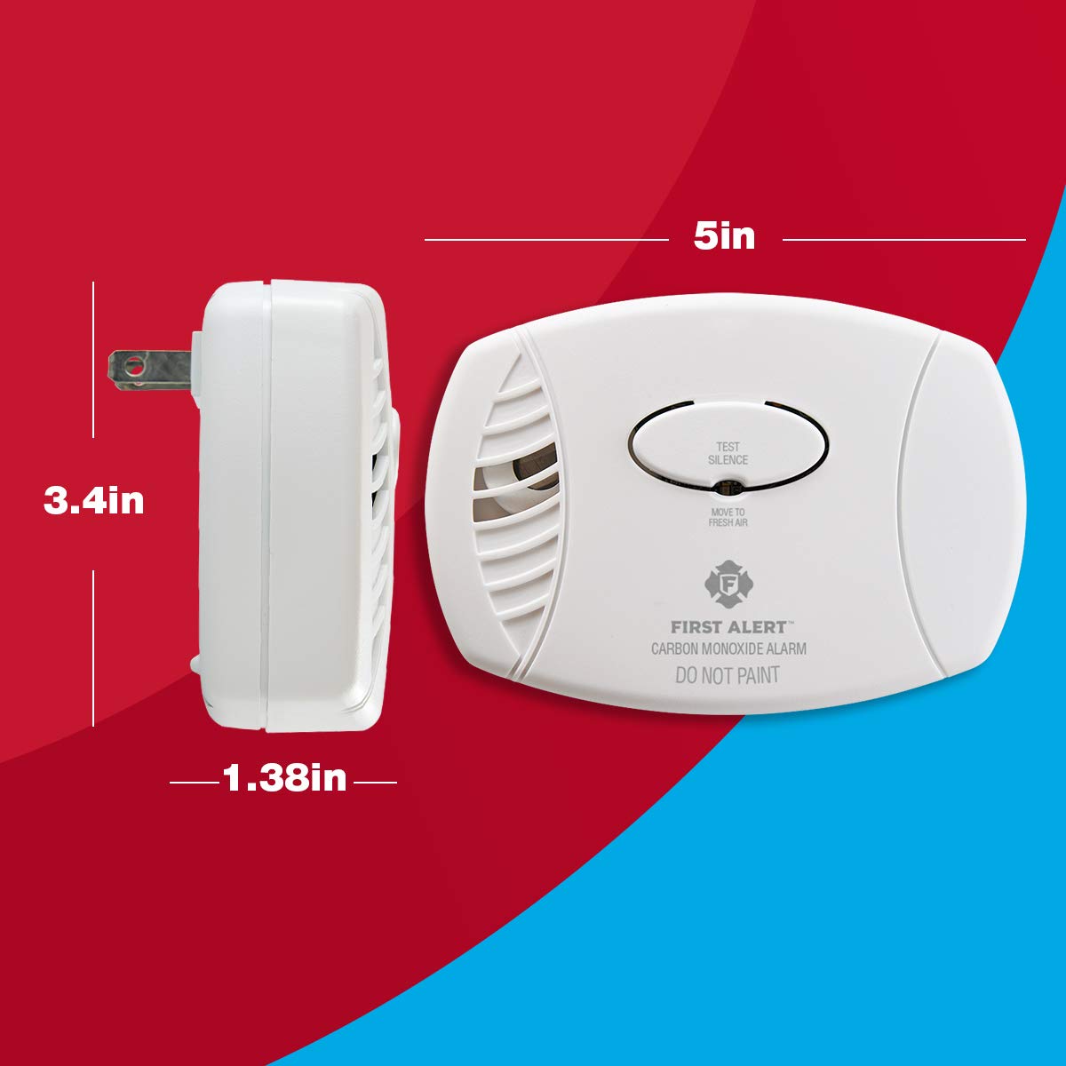 First Alert CO606 end-of-life signal chirp indicating replacement time