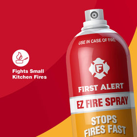 Wide-nozzle design provides broader coverage for faster control during a fire.