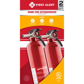 First Alert Home1-2 extinguisher side view showing compact form.
