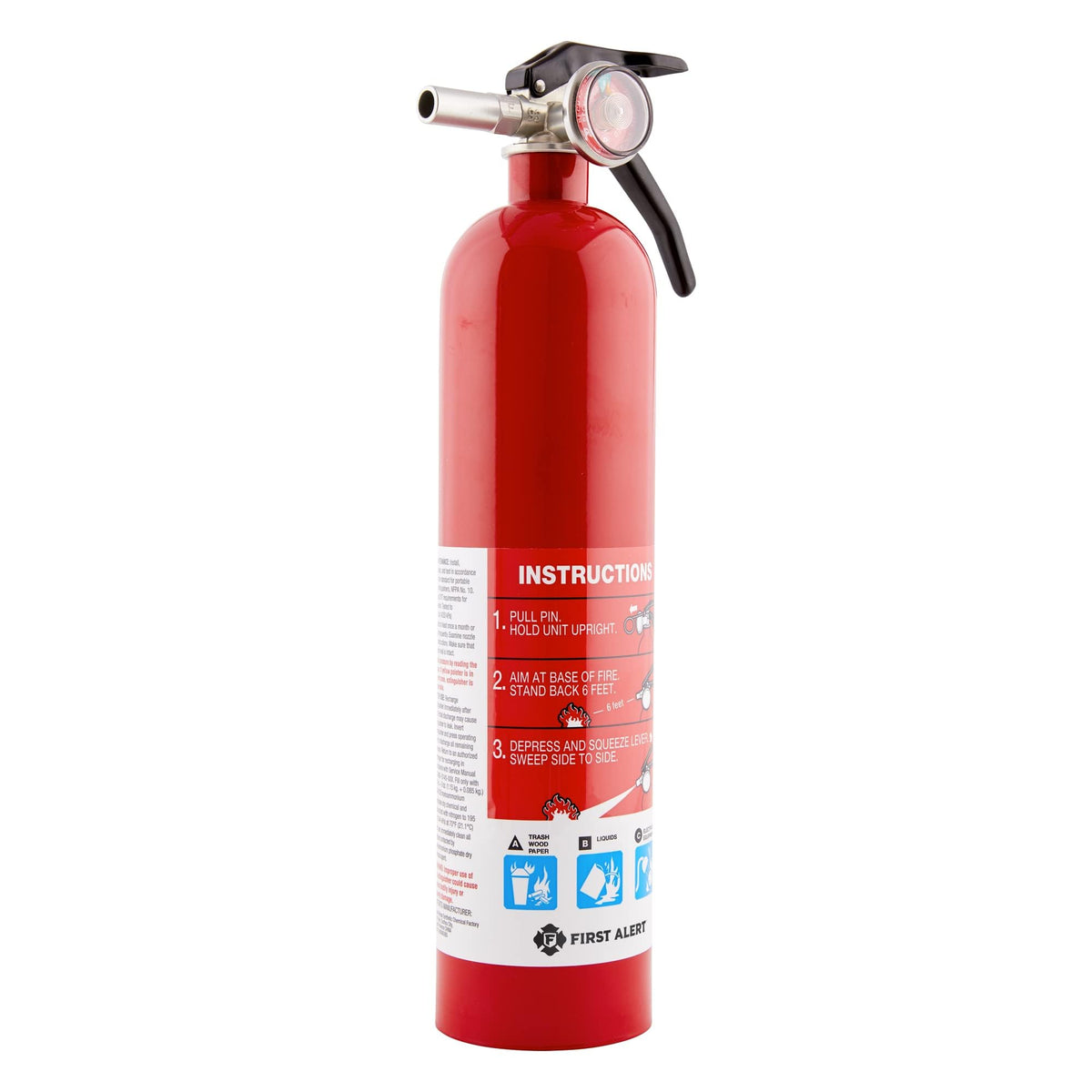 First Alert Home1-2 marine-approval label indicates Coast Guard compatibility.