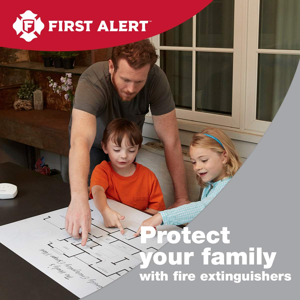 First Alert HOME2PRO metal valve and trigger ensure durable discharge
