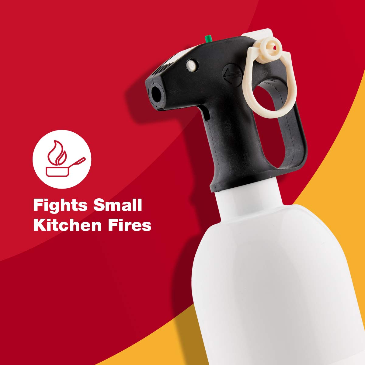 Kitchen5 pull-pin with safety seal helps prevent tampering in busy homes