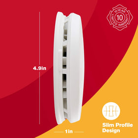 First Alert PR710 photoelectric sensor detects smoldering fires with fewer nuisance alarms