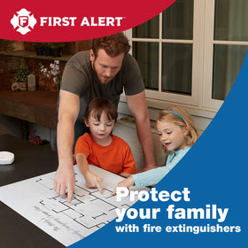First Alert PRO5 metal valve and trigger for reliable operation.