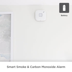 First Alert SC5 smart alarm interconnect system demonstrates synchronized alarms for enhanced home safety.