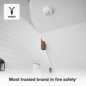 First Alert SM110LED-AC with 10-year backup ensures protection during power outages