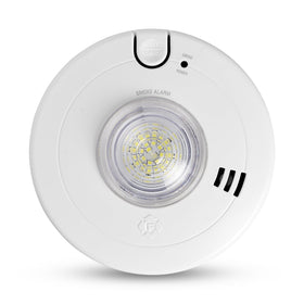 First Alert SM110LED-AC smoke alarm with LED strobe for clear visual warning in homes