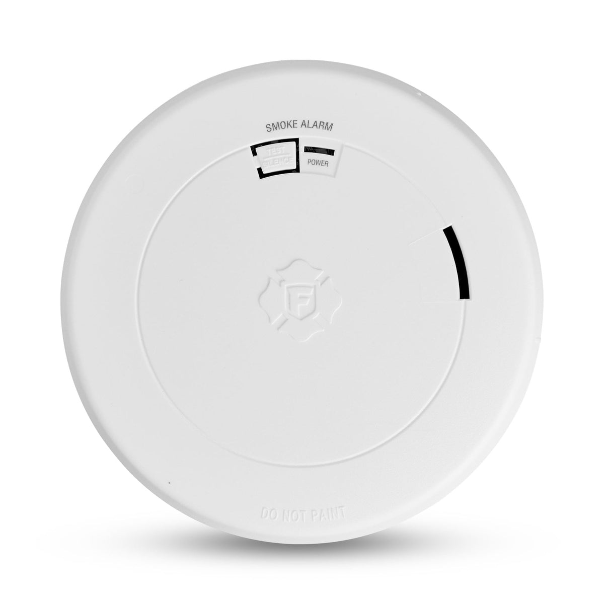 First Alert SM210 slim-profile alarm front view showing space-saving design