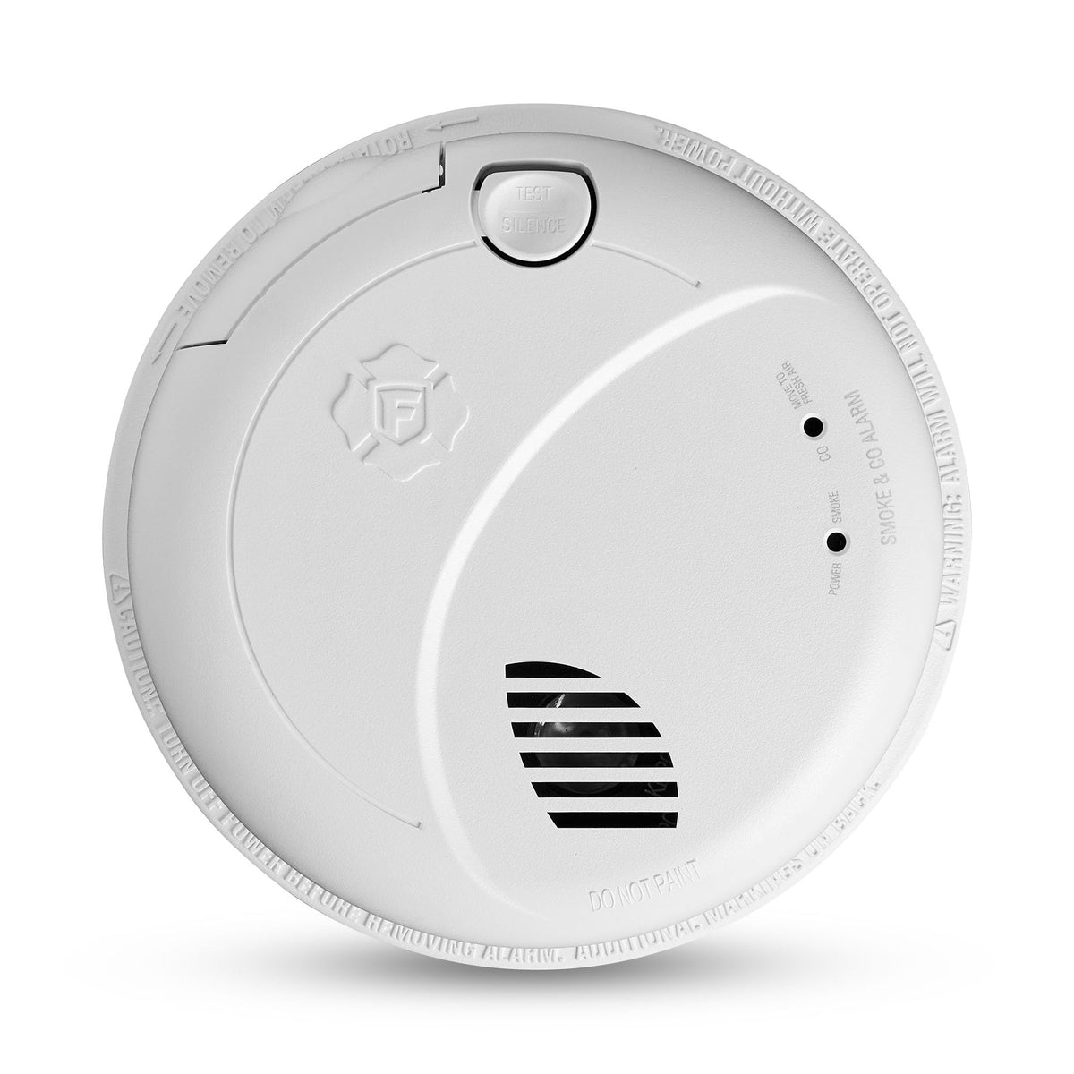 First Alert SMCO100V-AC front view with voice and location alerts