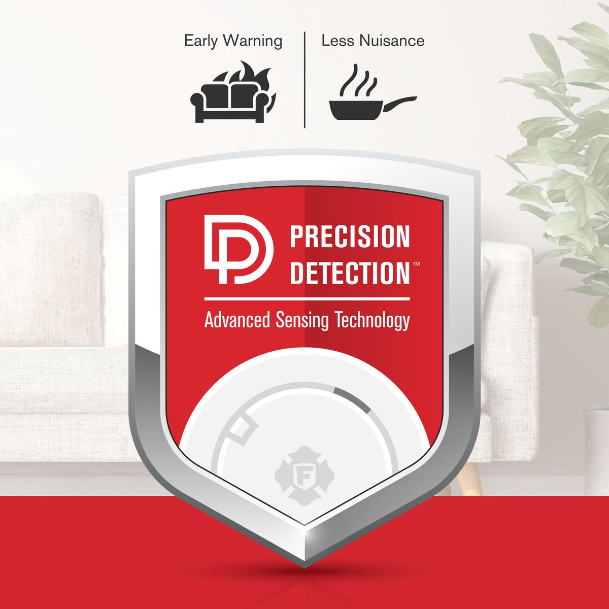First Alert SMICO100-AC interconnect alarm wall-mount option enabling seamless multi-room safety.