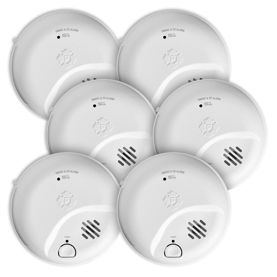 First Alert SMICO100 alarm angled front view for home safety and 2-in-1 protection