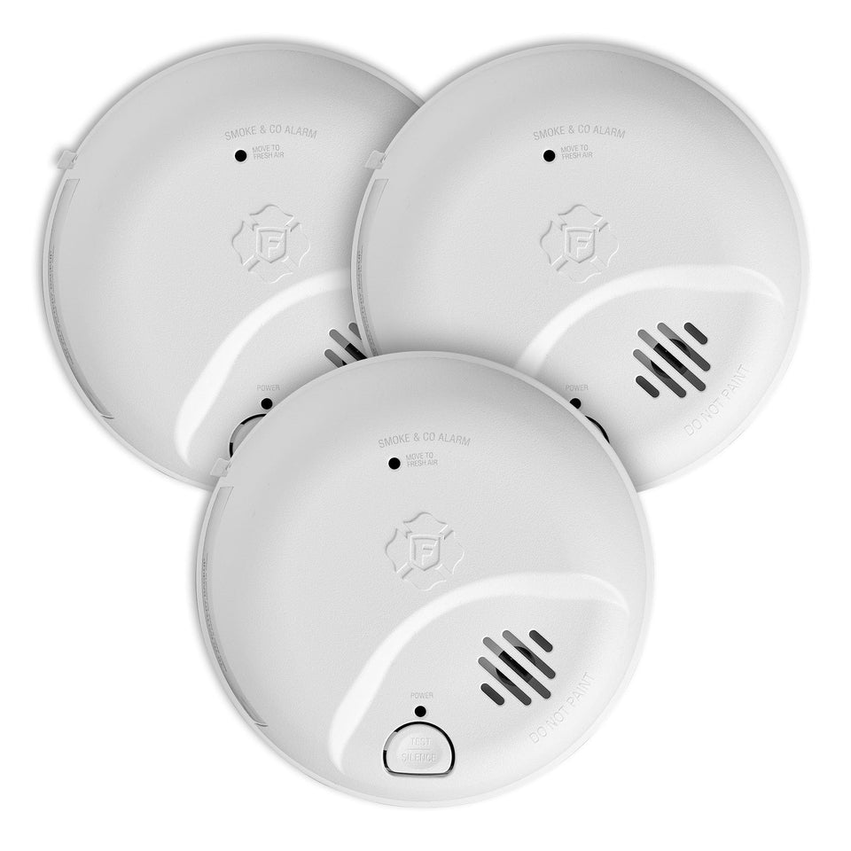 First Alert SMICO105-AC interconnect setup with easy wiring and multi-alarm connectivity.