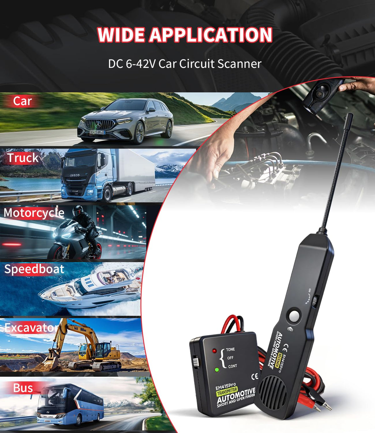 Easy-to-use FIRSTOOL EM415Pro setup suitable for DIY and professionals