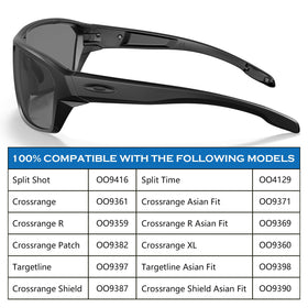 Firtox nose pads for Oakley Targetline, skin-friendly feel close-up
