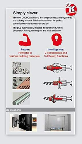 Anchor in chipboard shows versatile material compatibility