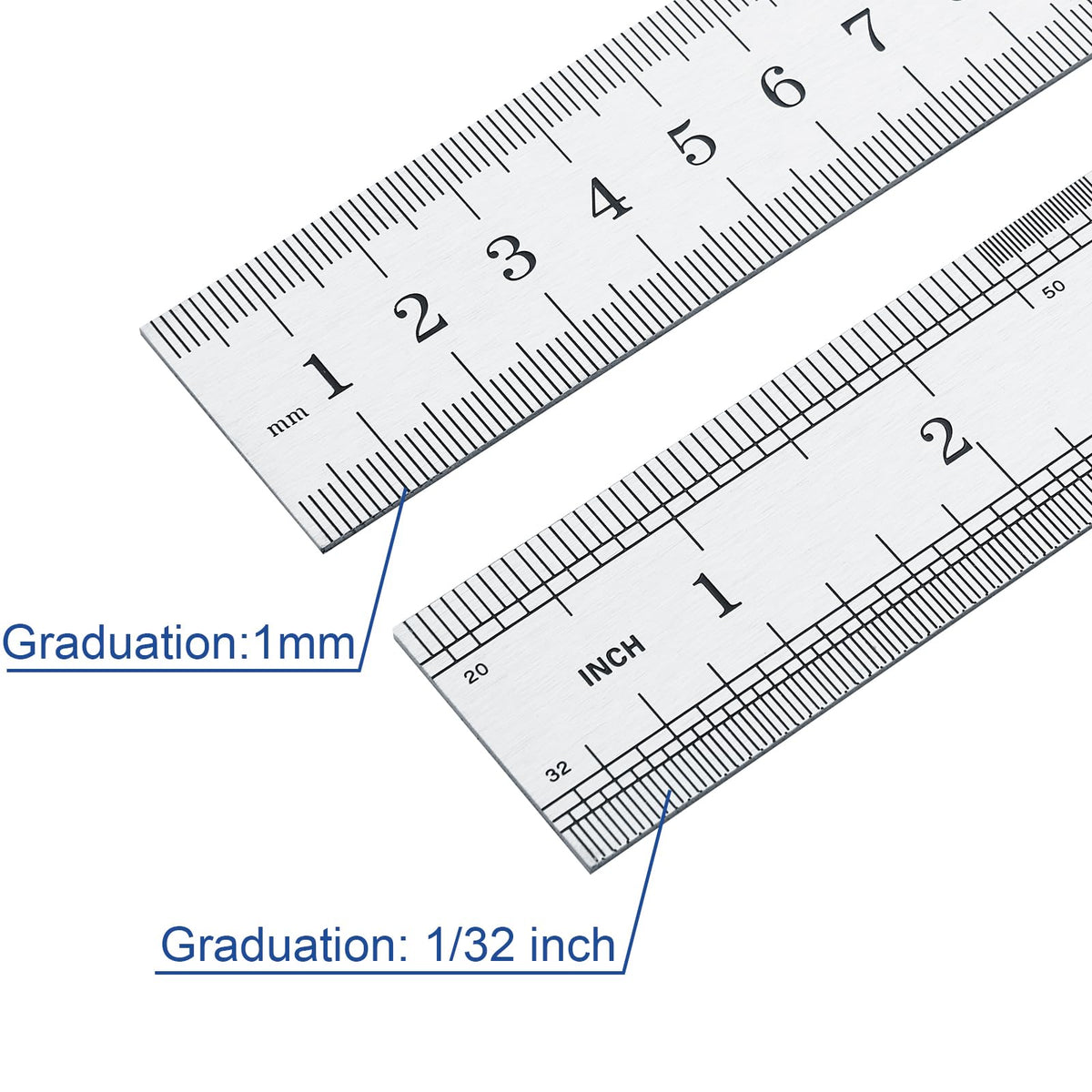 Fisima ruler displaying metric and imperial scales for versatility