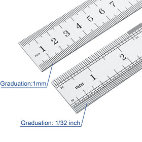 Fisima ruler displaying metric and imperial scales for versatility
