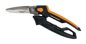 Fiskars PowerArc Utility Snips curved blade for enhanced cutting power