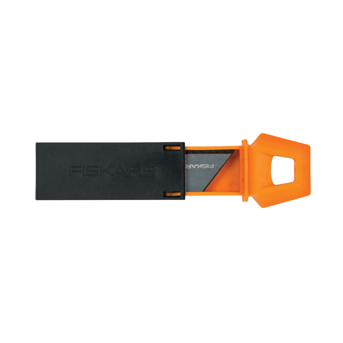 Fiskars Pro CarbonMax blades stored in a compact container for on-the-go tasks.