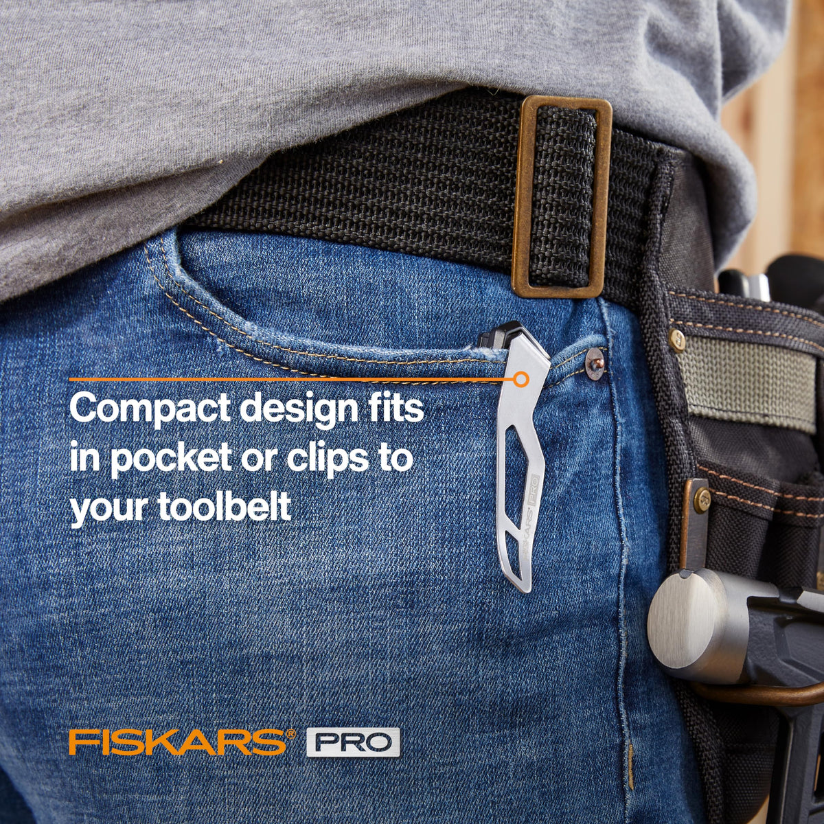 Fiskars Pro Folding Knife all-metal construction for durability