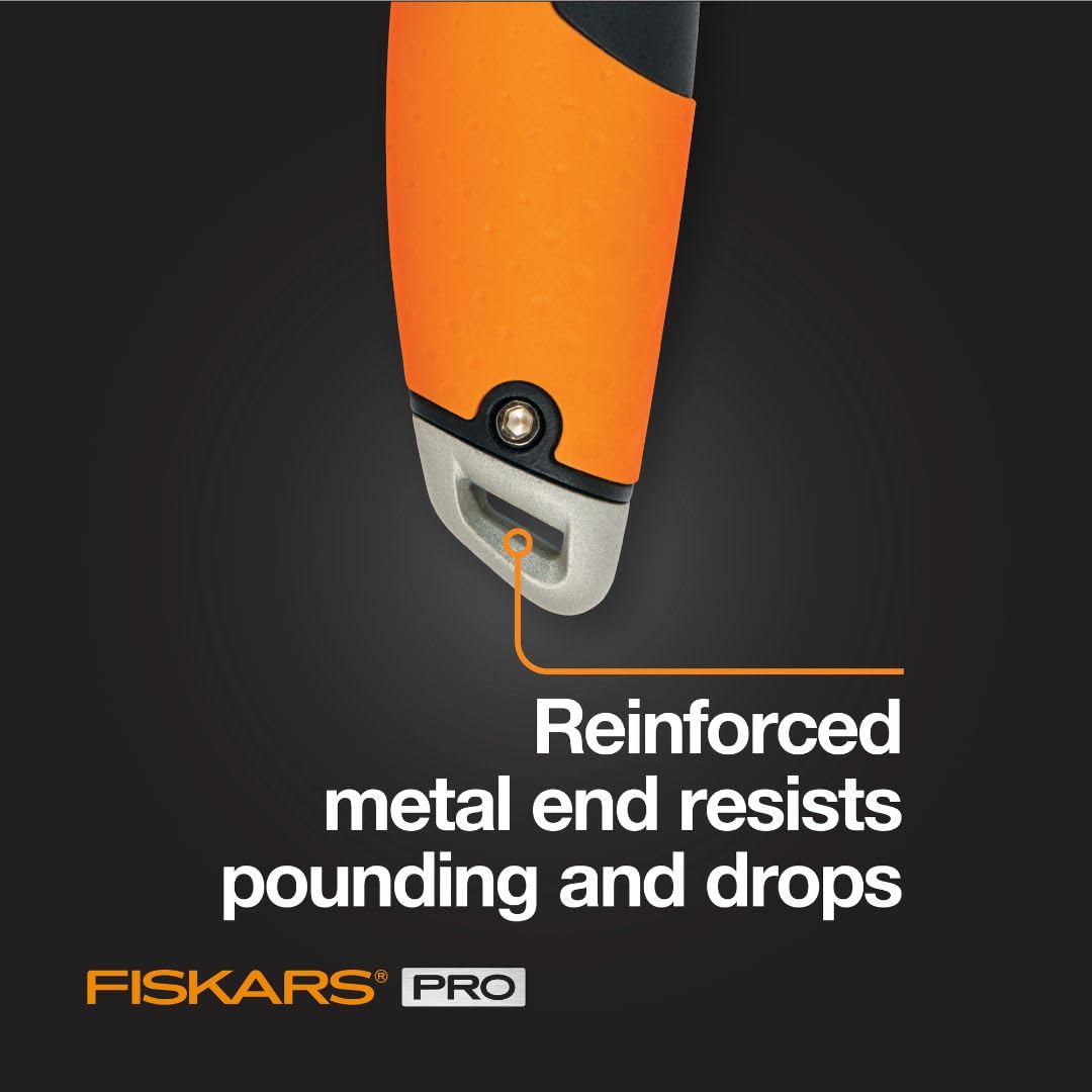 Fiskars Pro knife with ergonomic handle for precise cutting.