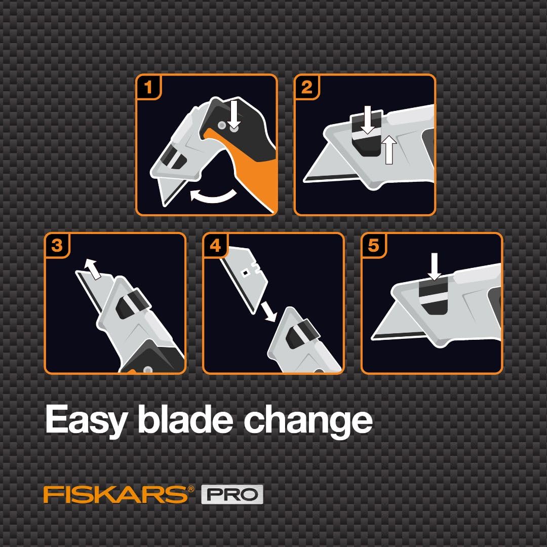 Fiskars Pro supports one-handed use for cardboard and rope.