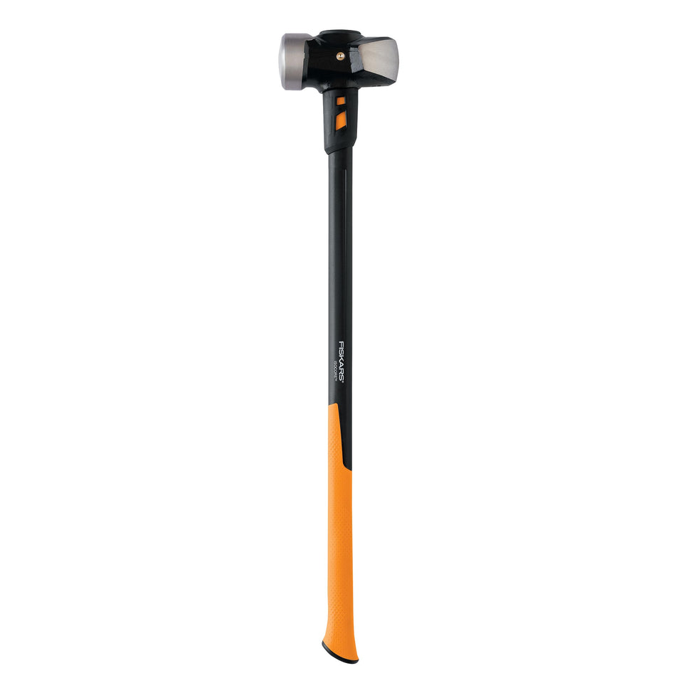 Fiskars Pro IsoCore 10 lb sledge hammer head reduces vibration for comfortable demolition