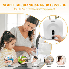 Fisoceny wall- or floor-mount setup for flexible under-sink installation