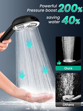 Fitespot 60-inch hose extends reach for baths and cleaning.