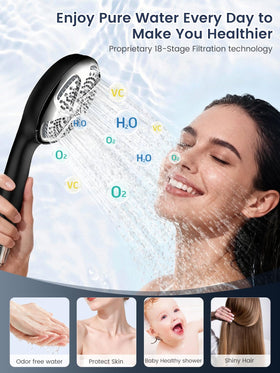 Fitespot shower head Power Wash mode for deep rinsing and tub cleaning.