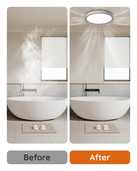 Fitop supports 4-inch duct for flexible installation.