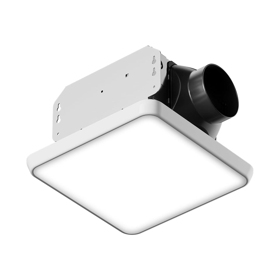 Fitop bathroom exhaust fan with 110 CFM clears humidity efficiently.