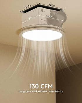 Fitop LED light provides bright 1100lm illumination for showers.