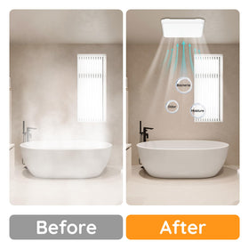 Fitop zinc alloy frame for durable, modern bathroom design