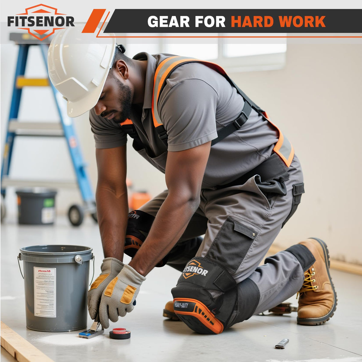 FITSENOR knee pads offer comfort and breathability for all-day use.
