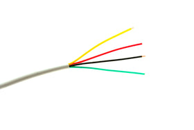 FiveStarCable 22-4 alarm wire in secure packaging for easy handling and installation.