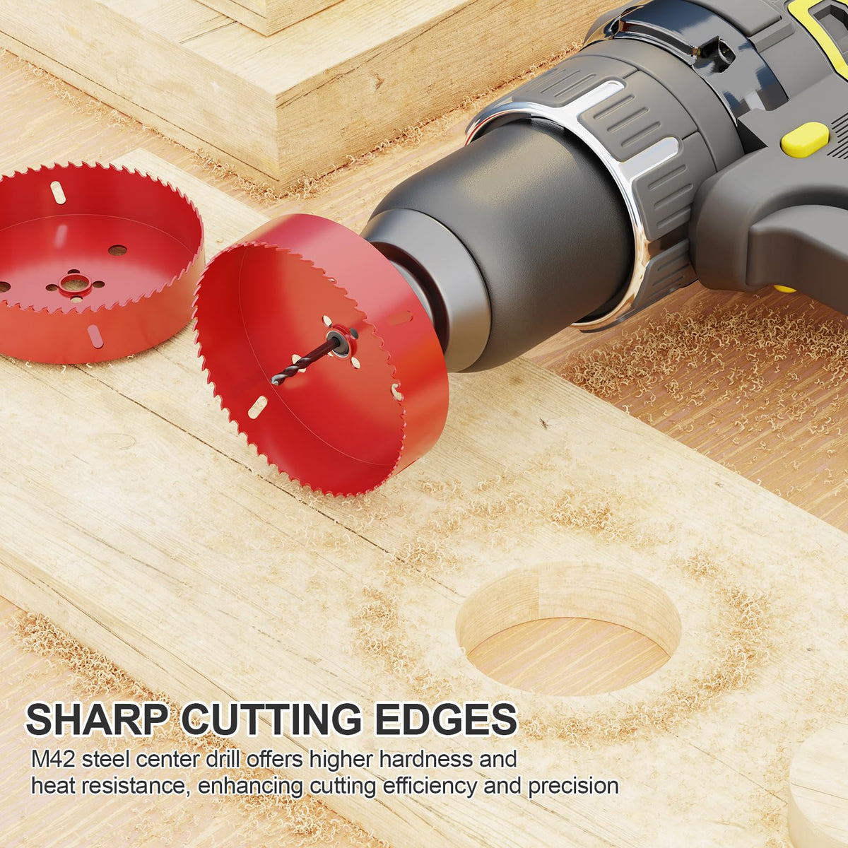 Fivelake hole saw edge cutting shows precision and heat resistant performance