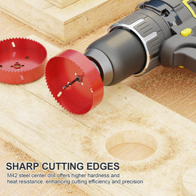 Fivelake hole saw edge cutting shows precision and heat resistant performance