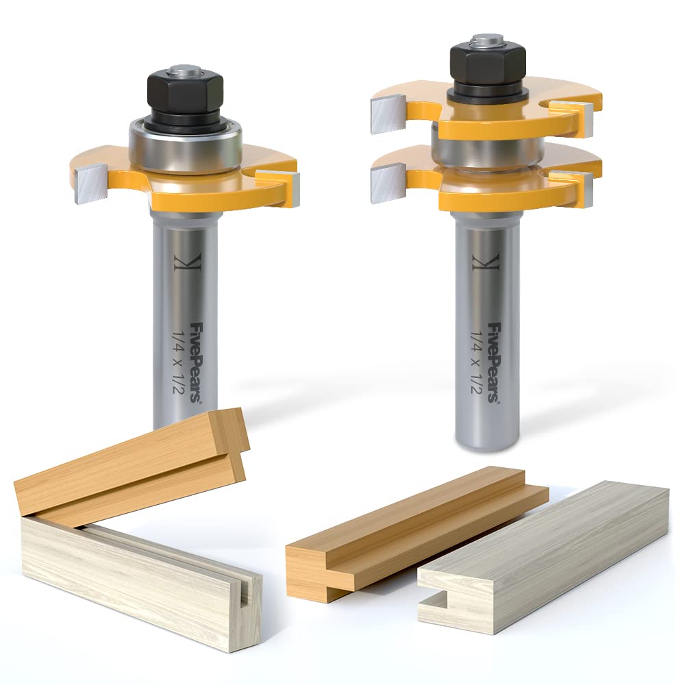 FivePears packaged router bits indicate professional-grade quality.