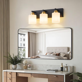 No assembly required with Fivesun vanity light.
